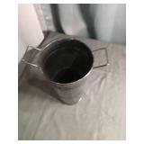 Metal French Flower Bucket with Handles