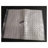 White Bath Mat with Non-Slip Suction Cups