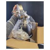 Black/Silver Pendant Light - Model 4054M