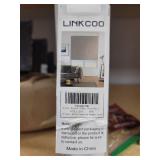 LINKCOO Roller Window Shade Grey/White 48x72