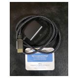 HDMI Switch 2 in 1 Out 4K@60Hz, WARRKY[with 3.3ft Fixed Braided HDMI Cable, Aluminum Case, 2K@144Hz, HDCP 2.2] Bidirectional 2x1 Switcher Splitter Compatible for PS5/4, Xbox, Roku, FireStick, Switch