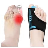 2PCS Bunion Corrector for Women & Men Big Toe Straightener-Bunions Correction Women & Men-Bunion Splint-Bunions Pads for Bunion Relief-Hallux Valgus Pain Relief,Comfortable & Breathable for Day/Night