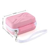 Digital Camera Case for AbergBest 21 Mega Pixels 2.7 LCD Rechargeable HD/Kodak Pixpro/Canon PowerShot ELPH 180/190/Sony DSCW800/DSCW830 Cameras, Travel Carrying Protective Case for Camera- Pink