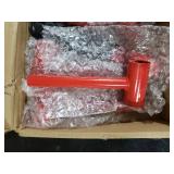 ASIEIT 4 in 1 Door Hinge Adjustment Tool, Multi-Size Hinge Gap Adjustment Wrench Tool Set for Round Bolt Standard Gauge 0.53-0.97 Inch, Stainless Steel Hinge Wrench with Rubber Handle for Repair