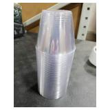 RACETOP 200 Pack 9 oz Clear Plastic Cups for Party, Disposable Clear Cup, Disposable Cups, Wine Glasses Cups, Plastic Cocktail Glasses