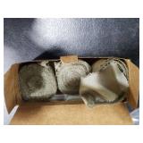 Ribbli Dusty Sage Green Silk Satin Ribbon 1.5 Inch x 30 Yard Handmade Frayed Chiffon Dusty Sage Ribbon for Gift Wrapping Wedding Invitations Bridal Bouquets Home Decor