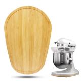 Bamboo Mixer Slider Compatible with Kitchen aid Bowl Lift 5-8 Qt Stand Mixer - Kitchen Countertop Storage Mover Sliding Caddy for Kitchen Aid 5-8 Qt Mixer