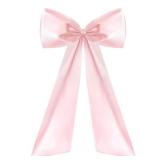 Yymobt Large Satin Big Pink Bows for Coquette Room Decor Big Pink Bow Decor for Backdrop Giant Ribbon Wall Bow for Wedding Birthday Graduation Christmas Bachelorette Party Supplies