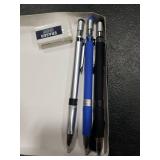 Nicpro 11 Pieces Colors 2mm Mechanical Pencil Set, 3 PCS Carpenter Drafting Pencil 2.0 mm for Art Drawing Writing Sketching Construction with 6 Tube Pre-Sharpen 2B & Color Refill, Eraser, Sharpener