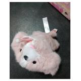 Nommi Baby Pink Plush Bear Toy OPENED FOR MODEL INFO