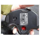 Nulea M501 Wireless Trackball Mouse, Rechargeable Ergonomic, Easy Thumb Control, Precise & Smooth Tracking, 3 Device Connection (Bluetooth or USB Receiver), Compatible for PC, Laptop, Mac, Windows.