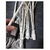 LITBLOOM Lighted White Birch Twig Branches 30IN 150 LED Plug in with Timer and Dimmer, Artificial Tree Branch with Lights for Indoor Outdoor Home Christmas Room Decoration