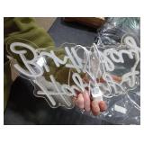 Happy Birthday Neon Sign for Party and Wall Decor,15 * 9 inch Warm White Led Neon Light Signs with USB and Dimmer Switch,Happy Birthday Sign for Backdrop