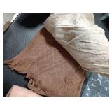 HunnmingRe 4 Pack Boho Bathroom Hand Towel 14 x 30 Inch 100% Turkish Cotton Decorative Boho Kitchen Hand Towel Farmhouse Bathroom Decor Set Absorbent Soft Guest Tea Gift(Beige, Gray, Curry, Pink)