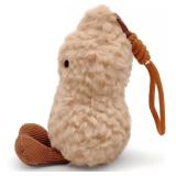 Plush Peanut Soft Toy, 6 Soft Stuffed Peanuts Plush Doll with Legs, Peanut Plushies Pillow Gifts for Kids Girlfriend Birthday