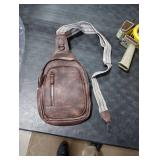 CLUCI Crossbody Bags for Women Men,Leather Sling Bag Cross Body Backpack for Woman Gifts for Women Birthday Unique