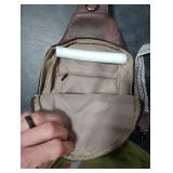 CLUCI Crossbody Bags for Women Men,Leather Sling Bag Cross Body Backpack for Woman Gifts for Women Birthday Unique