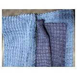 MIULEE Blue Decorative Pillow Covers 18x18 Inch Set of 4 Boho Western Farmhouse Home Decor Couch Throw Pillows Summer Coastal Corduroy Pillowcases Industrial for Sofa Living Room Bed