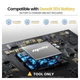 MORCLIN 120W Cordless Handheld Vacuum Cleaner Compatible with Dewalt 20v Max Battery (Tool Only) Portable for Hard Floor Carpet Car Pet Hair Cleaning