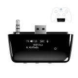 YOCOWOCO Bluetooth 5.2 Wireless Audio Adapter for Xbox One, Xbox Series X|S and Elite 2 Controller, Xbox Mic Adapter with Screen Supports Low Latency