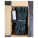 JMEXSUSS 200 LED Christmas Lights Outdoor, 66ft Connectable Green String Lights Plug in, 8 Modes Waterproof Green Lights for St Patrick