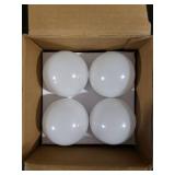 SumVibe E17 LED Bulb,5W 50W Equivalent, Daylight White 6000K, G14 LED Bulbs E17 Intermediate Base for for Ceiling Fan,Non-Dimmable, 4-Pack