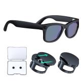 Adjustable LED Light Blocking Covers for RayBan Meta Wayfarer, Skyler, Oakley, Headliner Accessories, Meta Glasses Light Cover, Easy Block Light When Recording, Available at Day & Night 2Pack