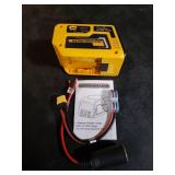 Hisecren 300W Adjustable Voltage Regulator Compatible with Dewalt 20V Battery, Adjustable 2-30V DC Output, 18W Type-A & PD3.0 100W Type-C Fast Charging, 15W Magnetic Wireless Charger