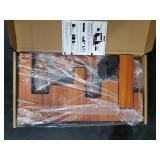 STRICH Wooden Guitar Stand for Multiple Guitars, 3-Holder, Front Display Space-Saving Floor Guitar Rack for Home, Studio, Stage, Mahogany Color, L-2E1AM (For 2 Electric+1 Acoustic)