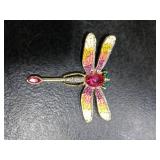 WALENGIF Dragonfly Ornament for Christmas Tree 2025 - Dragonfly Gifts for Women Metal Dragonflies Christmas Ornaments - Pink Dragonflies Decor for Family Friends Girls Kids Sisters