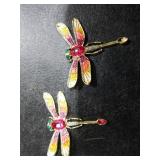 WALENGIF Dragonfly Ornament for Christmas Tree 2025 - Dragonfly Gifts for Women Metal Dragonflies Christmas Ornaments - Pink Dragonflies Decor for Family Friends Girls Kids Sisters