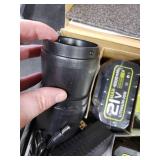 Electric Leaf Blower Cordless,580000RPM Lightweight Handheld Leaf Blower with 2 x 4.0Ah Battery and Charger,Powerful Battery Blower with 3 Extended Nozzle for Lawn Care, Patio Cleaning and Dust