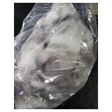 MADIZZ Pack of 2 Thick Plush Wool Throw Pillow Covers 22x22 Inch White Grey Soft Neutral Decorative Throw Pillows Accent Boho Cushion Covers for Couch Sofa Bedroom Pillow Shell