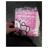 41 pcs Pink Cat Party Decoration Hello Cat Pink Kite Including 1pc Tablecover 20 pcs 7 inches Plates and 20 pcs 6.5 inches Napkins Cat Theme Birthday Party Decoration Favor Sets (41pcs hot pink)