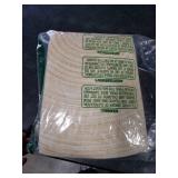 Asrug Faux Jute Round Rug Area Rug Washable Non-Slip Circle Rug Soft Touch Circle Rugs Round for Kitchen Bathroom Living Bedroom Nursery, Carpet Low Pile 2ft /24 inch/61 cm Yellow