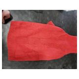 IECOii XL Dog Sweater,Winter Doggy Clothes for Large Dogs Girl Boy,Warm Pullover Xmas Dog Sweater Turtleneck,Lightweight & Good Stretch for Active Dogs Like Beagle,Border Collie (Red,XLarge)