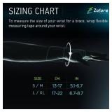 ZOFORE SPORT Carpal Tunnel Wrist Brace Support with 2 Straps and Metal Splint Stabilizer - Helps Relieve Tendinitis Arthritis Carpal Tunnel Pain - Reduces Recovery Time for Men Women - Left (L/XL)