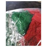 Hungdao Christmas Stockings Bulk Mini Knitted Xmas Socks 8.3 Inch Rustic Double Sided Fireplace Hanging Stockings Vintage Mini Socks for Christmas Decoration (Red,Green,White)