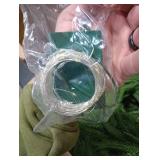 Dapclca Norfolk Pine Garlands with Light Pre-Lit Christmas Garland, Dense Norfolk Pine Real Touch Garland for Table, Mantle, Stairs, Wall, Premium Indoor/Outdoor Christmas Decorations (1, 9ft)