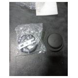 Matte Black Tub Drain and Overflow Kit with Single Hole Overflow Faceplate, Welsan Universal All Metal Lift & Turn Black Bathtub Drain Kit with Fine/Coarse Thread Conversion Twist Trim Kit Assembly