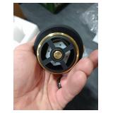 Matte Black Tub Drain and Overflow Kit with Single Hole Overflow Faceplate, Welsan Universal All Metal Lift & Turn Black Bathtub Drain Kit with Fine/Coarse Thread Conversion Twist Trim Kit Assembly