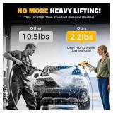 Cordless Pressure Washer Compatible with DeWalt 20V Battery, Ecarke 800 PSI Portable Handheld Power Washer with 6-in-1 Nozzle Foam Cannon for Car Floor Fence Wall Cleaning (Tool only)