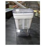 Yogurt Strainer-Total capacity1.16qt&Yogurt filtering capacity0.58qt BPA-Free PP Yogurt Strainer Separator Greek Yogurt Maker for Whey Separation Nut Milk Juice Kefir Tofu.(Total1.16qt)