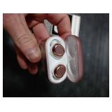 ZYHKON Sleep Earbuds Light-Weight Headphones, Mini Sleep Headphones Bluetooth in Ear Small Design for Side Sleepers, 47H Playtime with Charging Case, Dark Pink