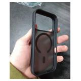 SUPFINE Magnetic for iPhone 17 Pro Case (Compatible with MagSafe)(Military Grade Drop Protection) Translucent Matte Shockproof with Anti-Fingerprint Phone Cover,Black