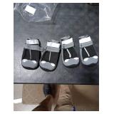 Dog Shoes for Large Dogs, Medium Dog Boots & Paw Protectors for Hardwood Floors, Outdoor Dog Booties for Hot Pavement Winter Snow Hiking, Waterproof Dog Shoes with Reflective Strips Size 7