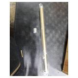 Mayrhyme Warm Gold Corner Window Curtain Rods with Aluminum End Cap Finials and Brackets,1 Inch Diameter Bay Window Curtain Rods,2 Sided 32-86 Inch Adjustable Drapery Rod