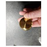 Mayrhyme Warm Gold Corner Window Curtain Rods with Aluminum End Cap Finials and Brackets,1 Inch Diameter Bay Window Curtain Rods,2 Sided 32-86 Inch Adjustable Drapery Rod