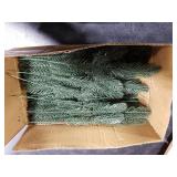 Hananona 50 Pcs Artificial Pine Branches Green Plants Pine Needles DIY Accessories for Garland Wreath Christmas and Home Garden Decor (50, Green)