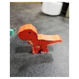 FFTROC Montessori Dinosaur Toys for 2 3 4 Year Old Boys - Wooden Stacking Dinosaur Toys for Kids 2-4 3-5, Toddler Balancing Block Sets